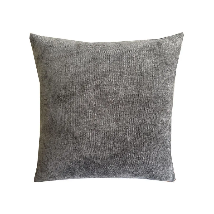 Zierkissenbezug Lea anthrazit Polyester B 45 T 45 cm