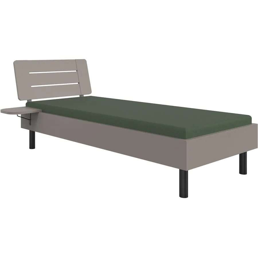 MyDeal Bett Dara grau 90 x 200 cm