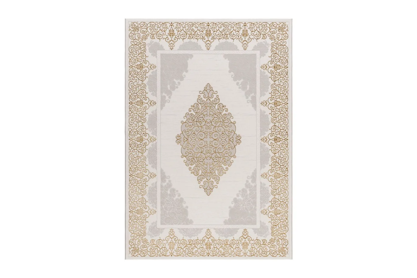 Ankara Wiltonmatta 160x230 cm - Beige/Guld