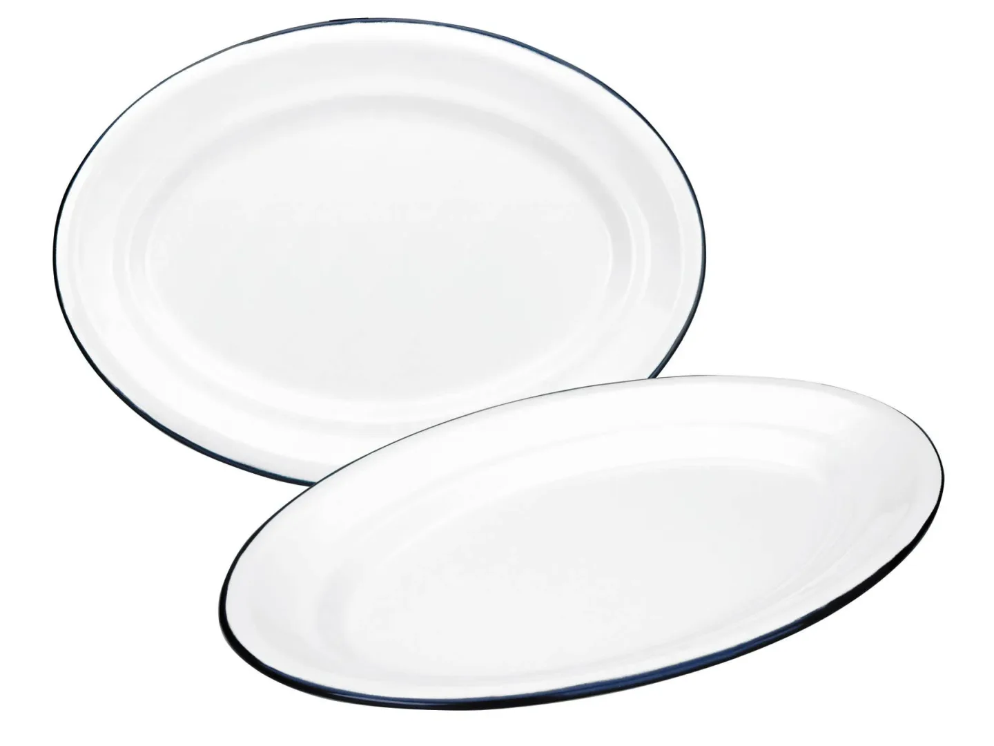Ibili – Ovalt Serveringsbrett (Hvit, 30x20 cm)