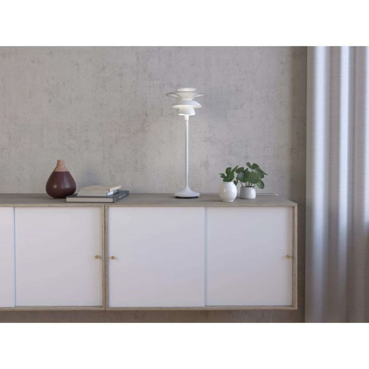 Picasso Bordlampe H45,7 Matt White - Belid - Stue - Metal