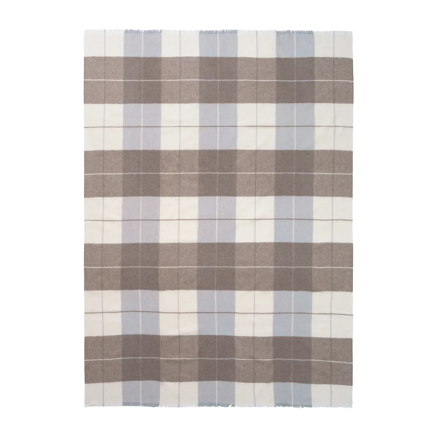 Elvang Denmark Scotch Wolldecke 130 x 190cm Camel-Grey