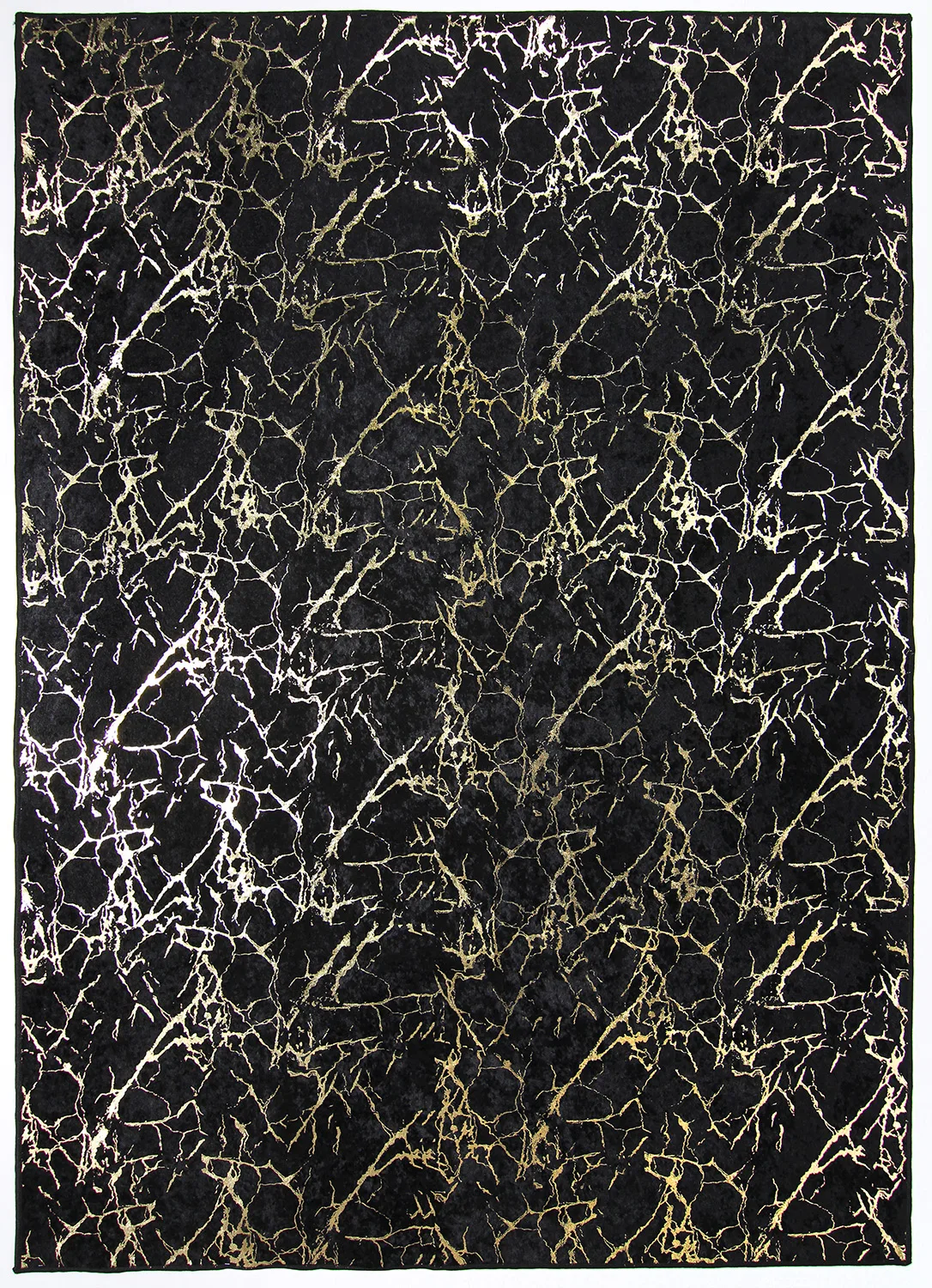 Wilton-teppe - Alden (svart/gull) (Størrelse: 150 x 230 cm)