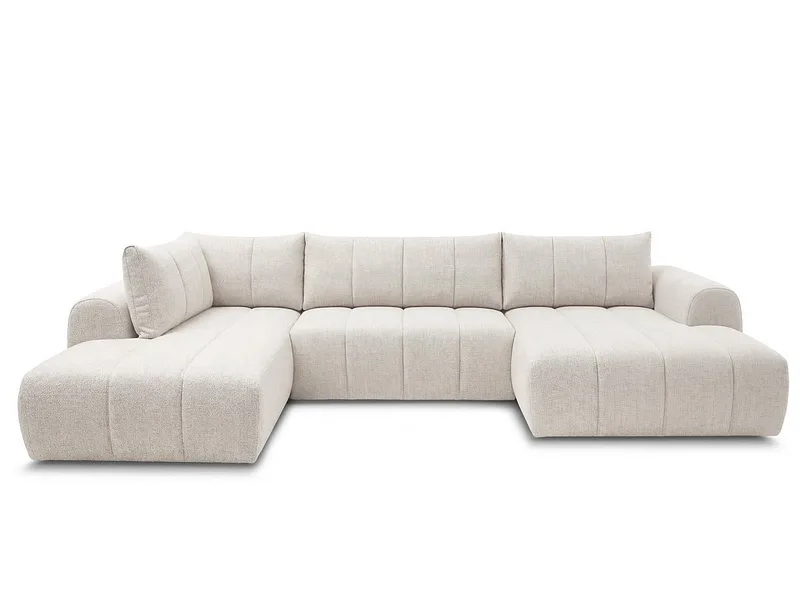 Wohnlandschaft BOBOCHIC NESTY Stoff chiniert beige
