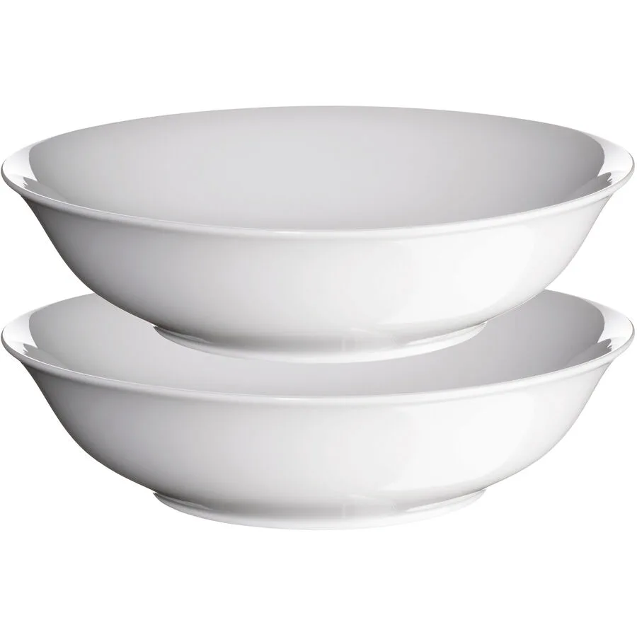 MÄSER Schüssel-Set 2-tlg. Modesta Weiss Porzellan 23 cm