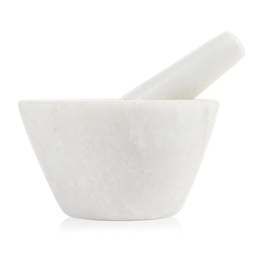 Diverse Mörser Spicy weiss Marmor B 10.5 cm