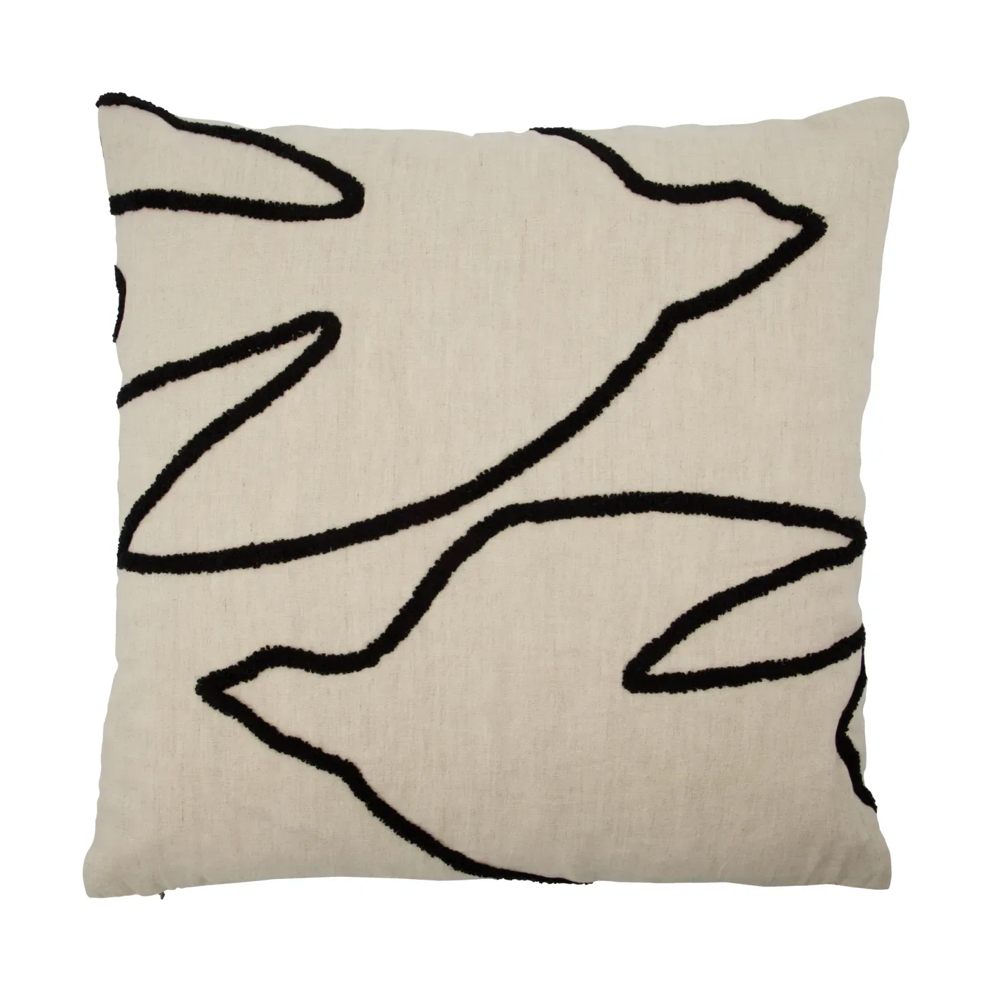 House Doctor Fly kuddfodral 50x50 cm Svart-off white