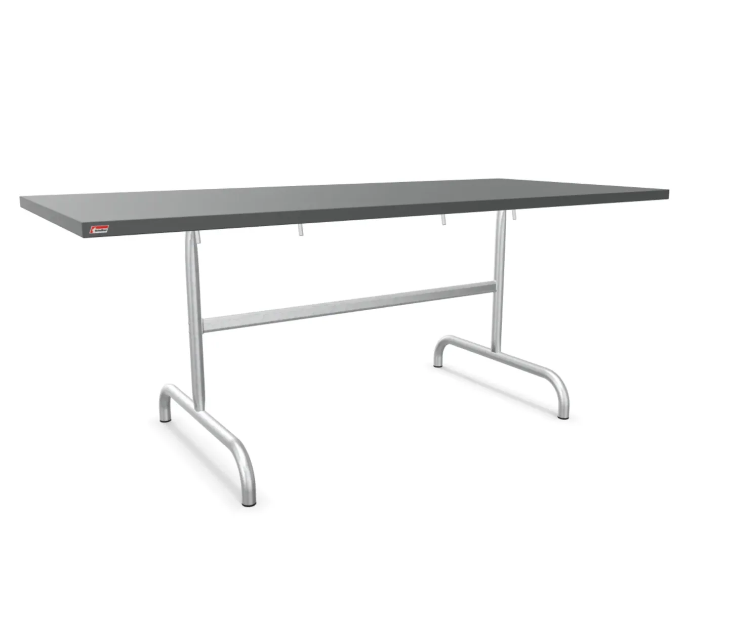 Schaffner Metall-Tisch Säntis Feuerverzinkt Grau | Schubiger Möbel