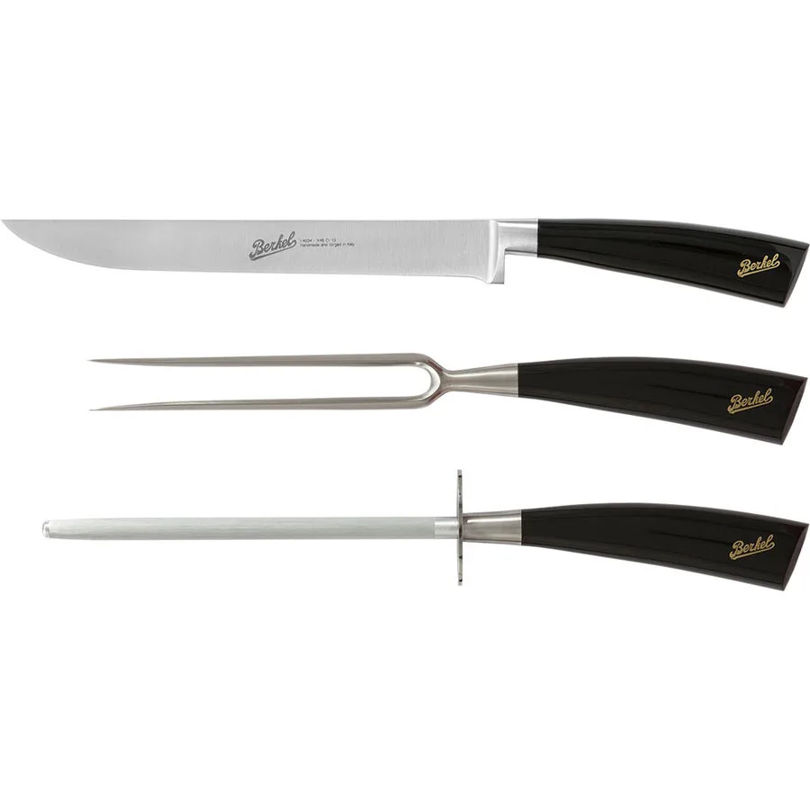 Berkel Messer-Set Elegance schwarz Stahl