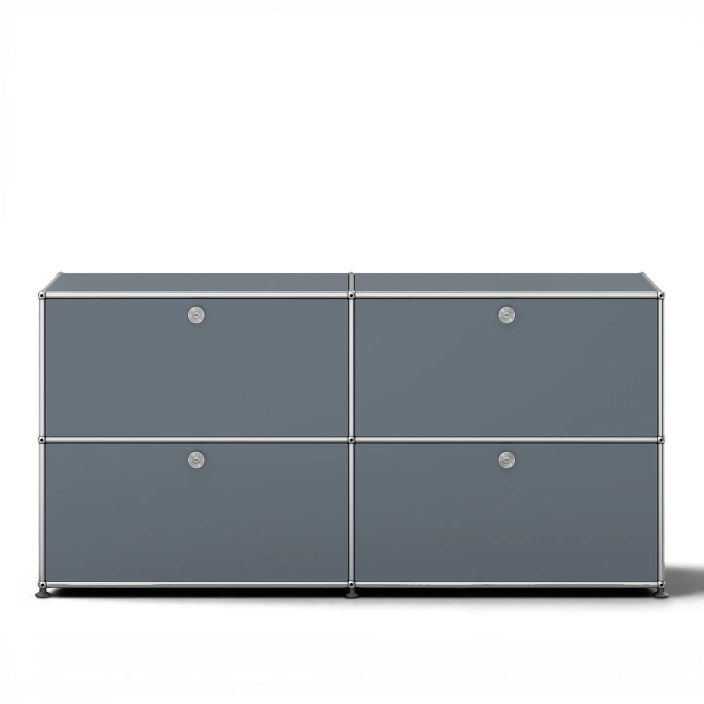 USM - USM Haller 109 Sideboard USM Mid Gray - Skänkar och sideboards - Fritz Haller & Paul Schärer - Grå - Metall