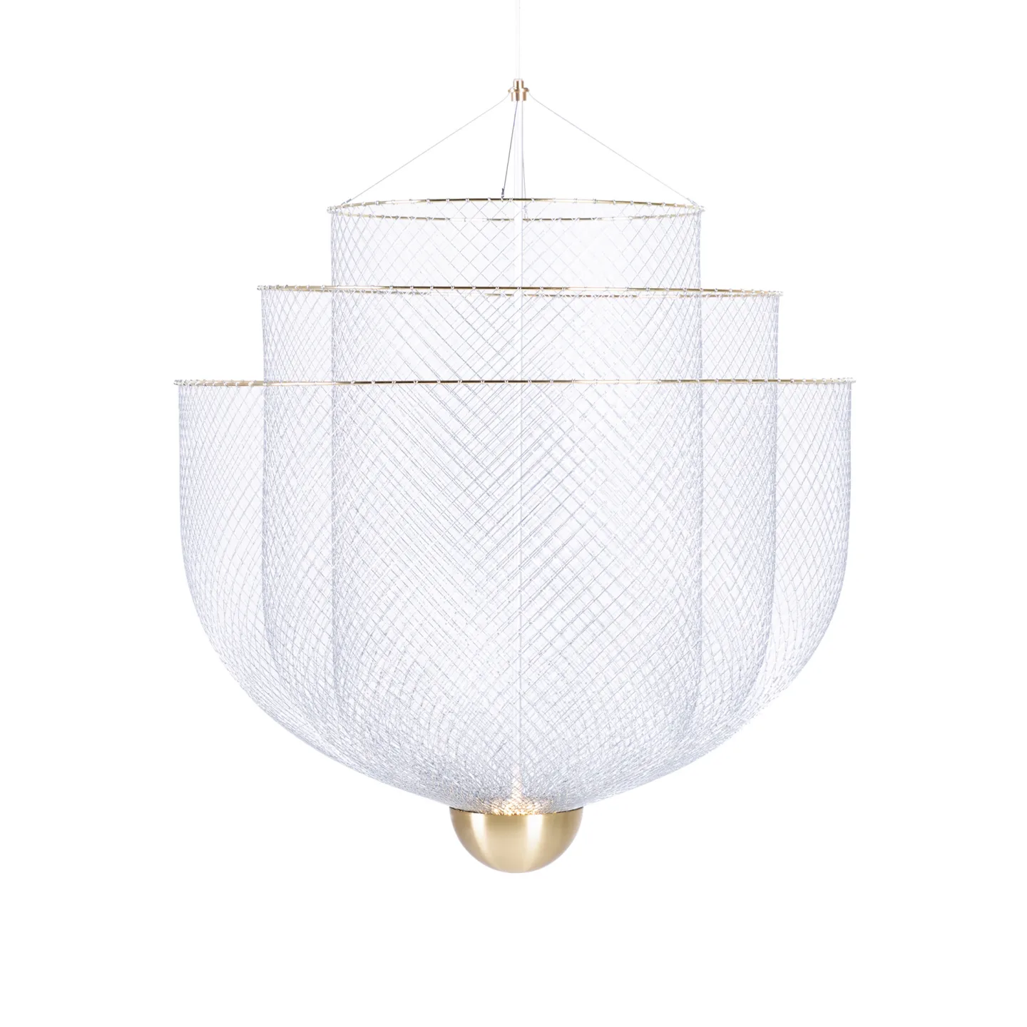 Moooi - Meshmatics Small - Pendellampor - Rick Tegelaar - Guld