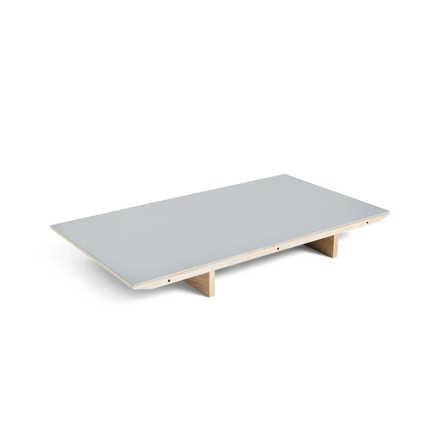 HAY CPH30 2.0 Ausziehplatte für Esstisch 50x80 cm Grey linoleum-lacquered oak