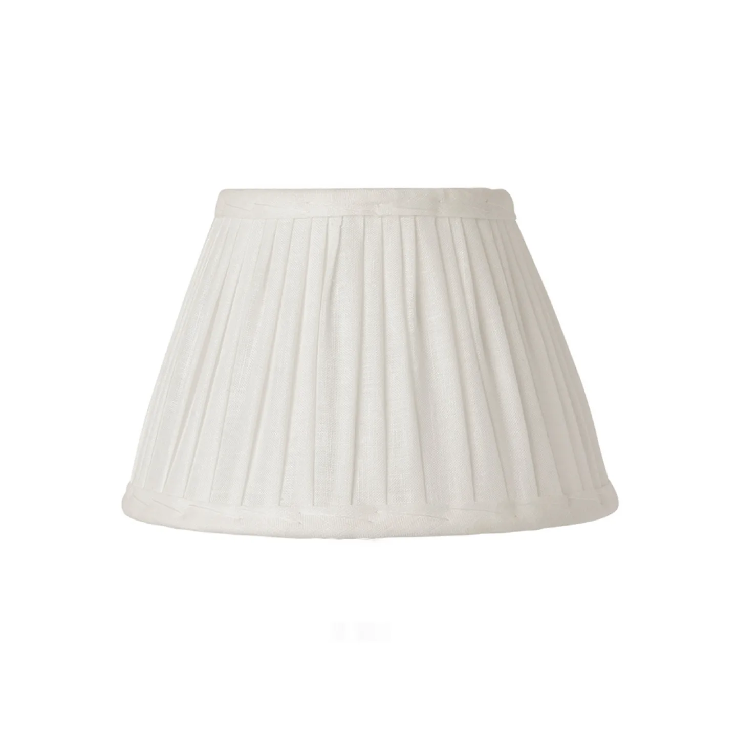 Ella Lampenschirm, weiß, Ø 20 cm, Leinen - Watt & Veke - Design - Stoff / Textil