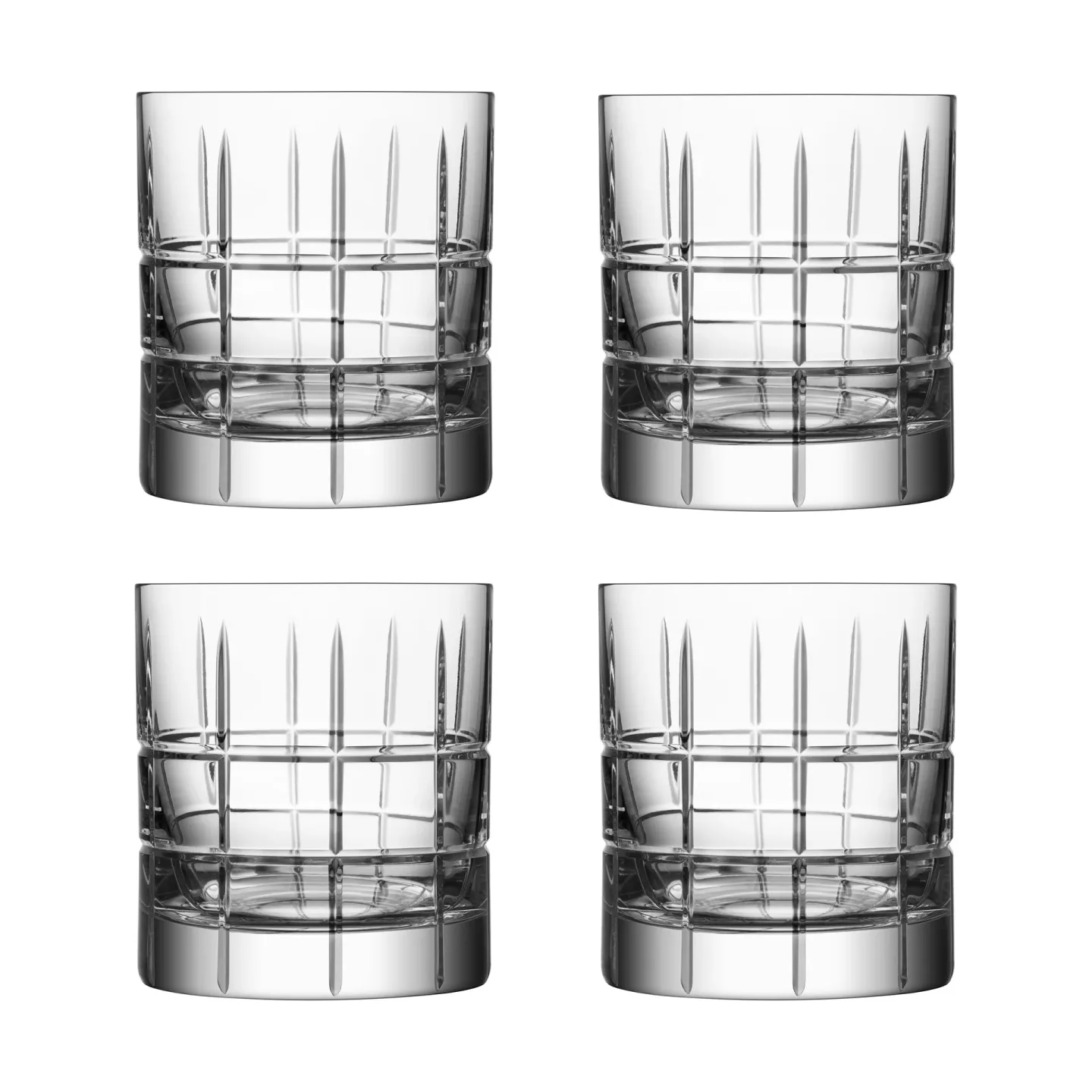 Orrefors Street Old Fashioned Glas 27 cl 4er Pack Klar
