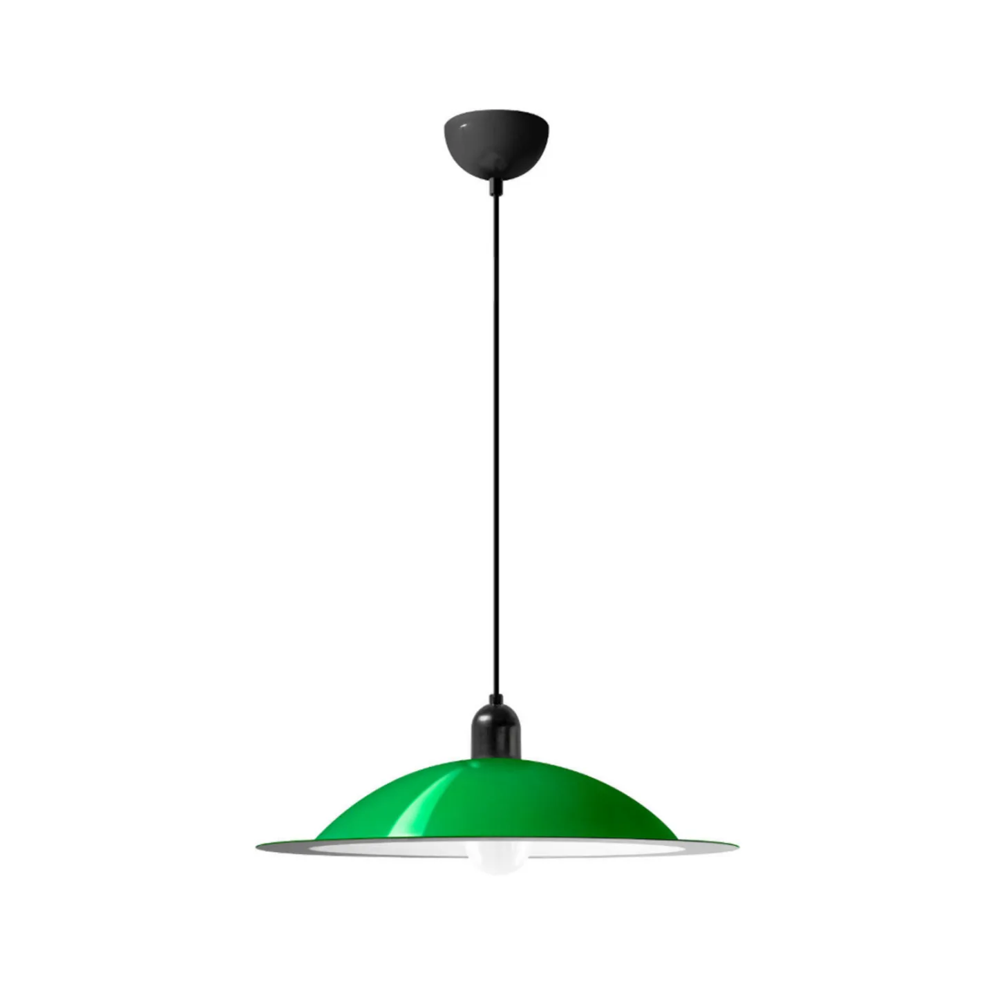 Lampiatta LED-Hängeleuchte, grün, Ø 50 cm - Stilnovo - Wohnzimmer - Design - Metall - Einflammig