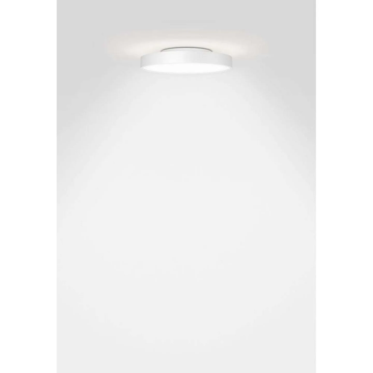 Slice² PI Deckenleuchte Ø225 White - Serien Lighting - Wohnzimmer - Aluminium