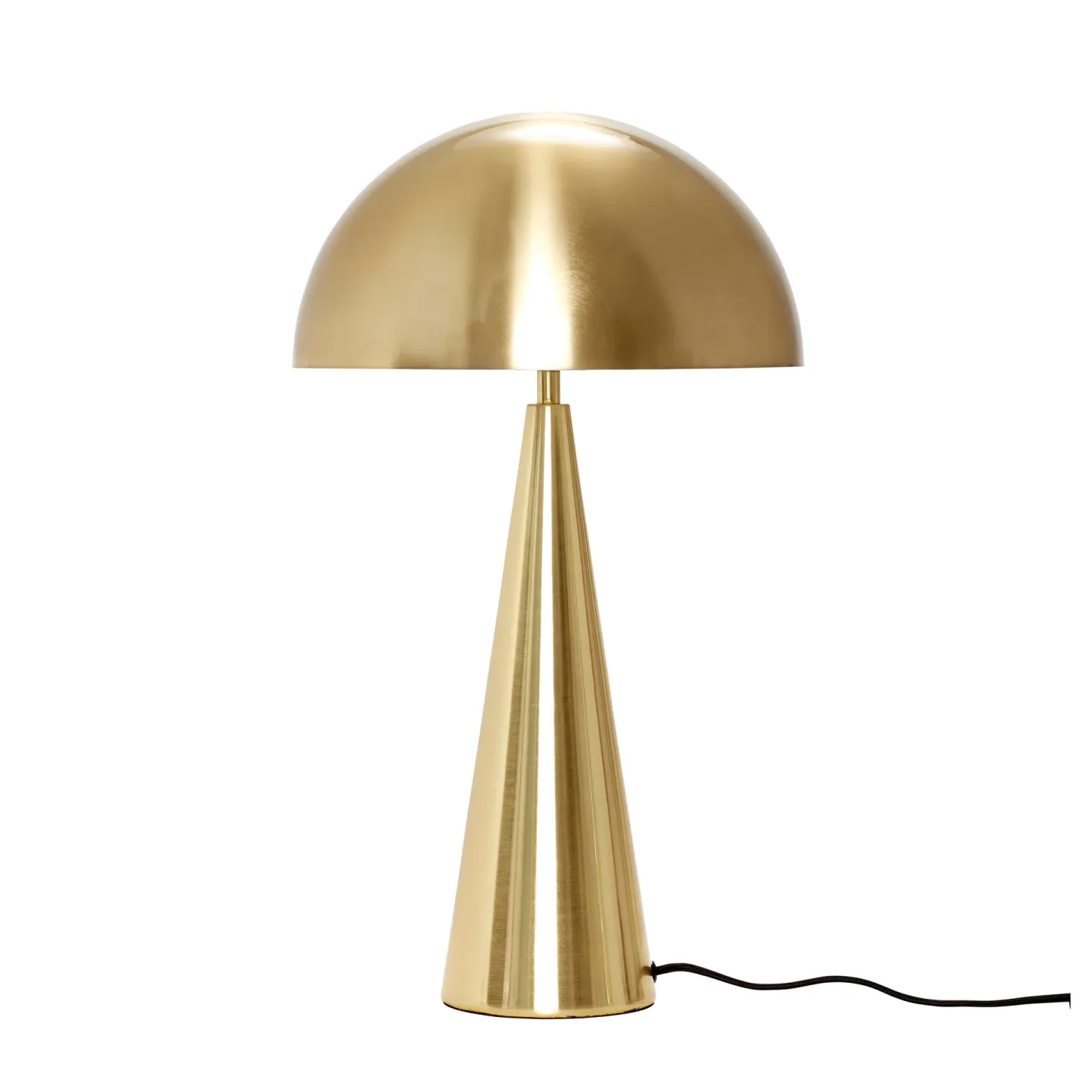 Hübsch Mush Tischleuchte Brass, tall 50 cm