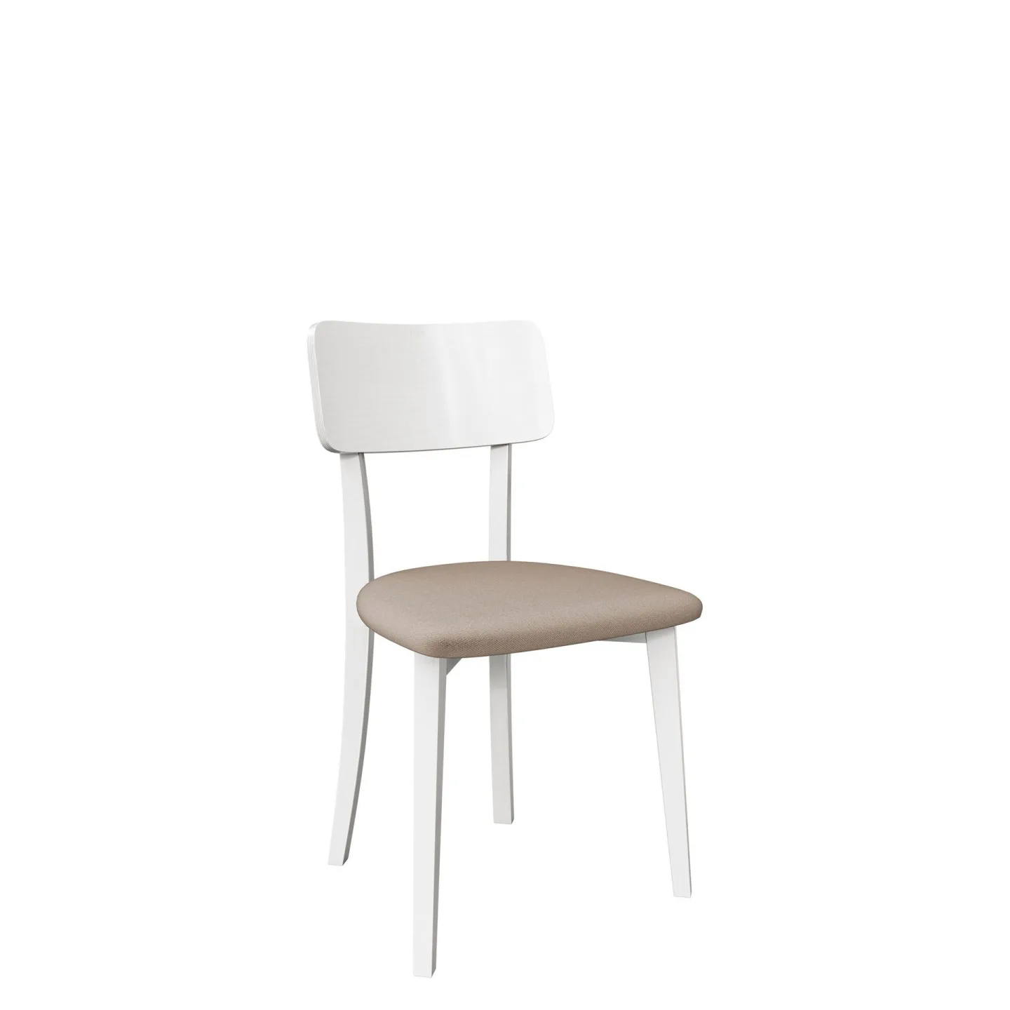 Esher Matstol - vit, beige
