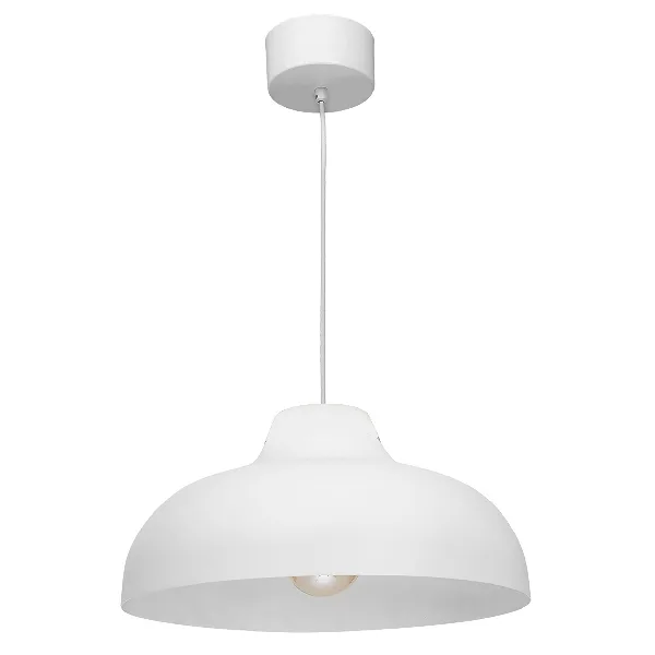 Hallbergs - Basca Ø40 - Taklampa - Vit