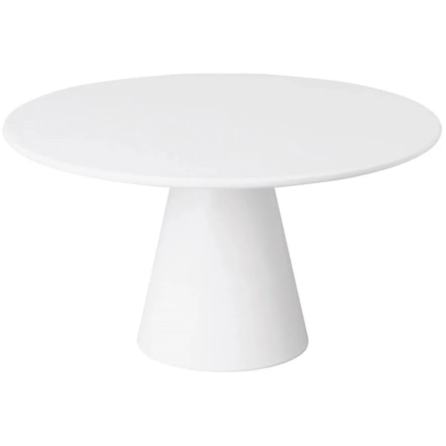 APS Servierplatte Casual weiss Melamin beschichtete Spanplatte Rund B 31 cm