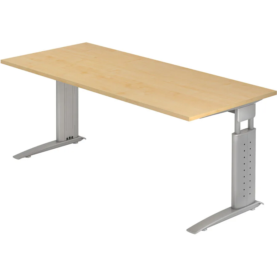 Schreibtisch Office Ahorn Dekor Holzwerkstoff B 180 T 80 cm