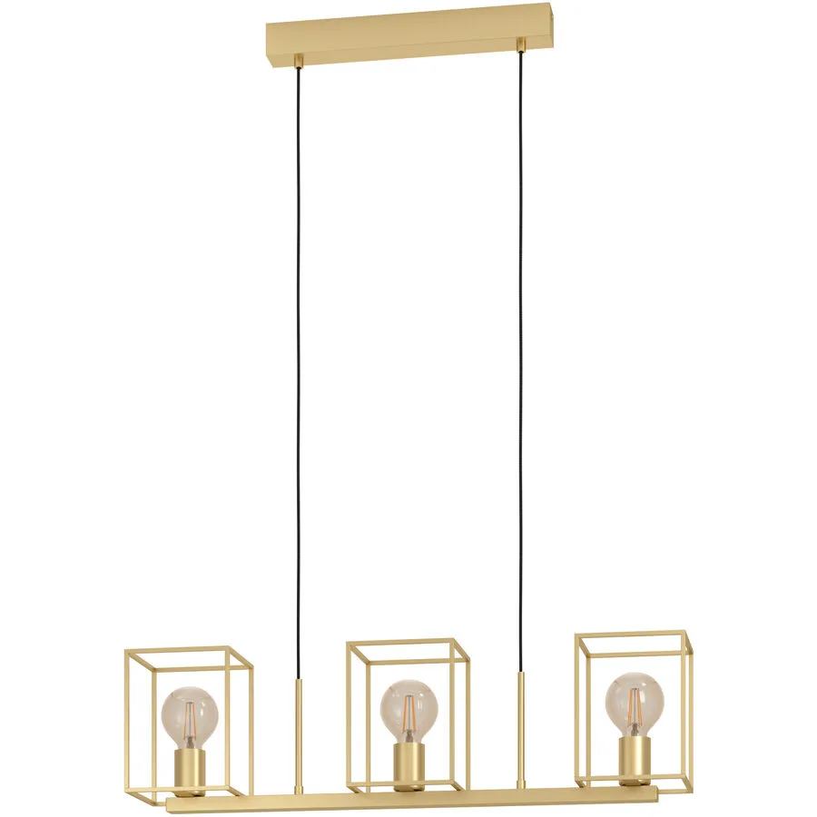 Eglo Pendellampe Cumiole Gold Stahl 15 cm 110 cm - Farbe: goldfarben