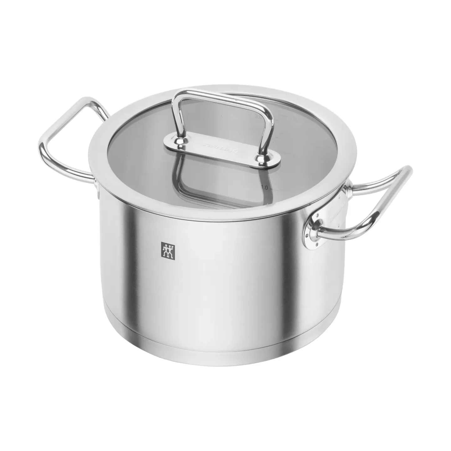 Zwilling Zwilling pro Topf hoch mit Glasdeckel Edelstahl 3,5 L