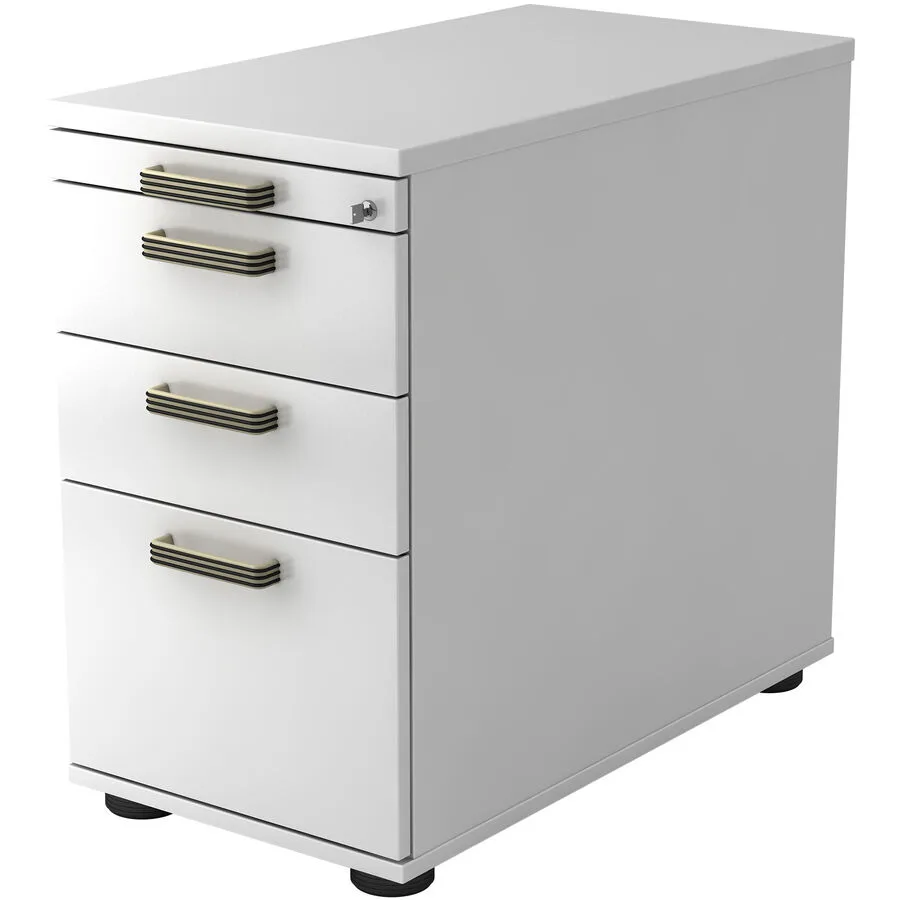 Standcontainer Office weiss Holzwerkstoff B 42.8 H 76 cm