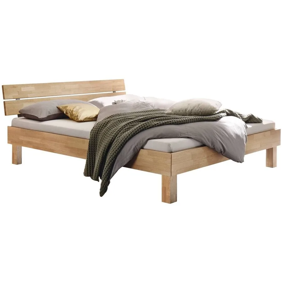Hasena Bett Francavilla Natur Eiche Massivholz 90 x 200 cm