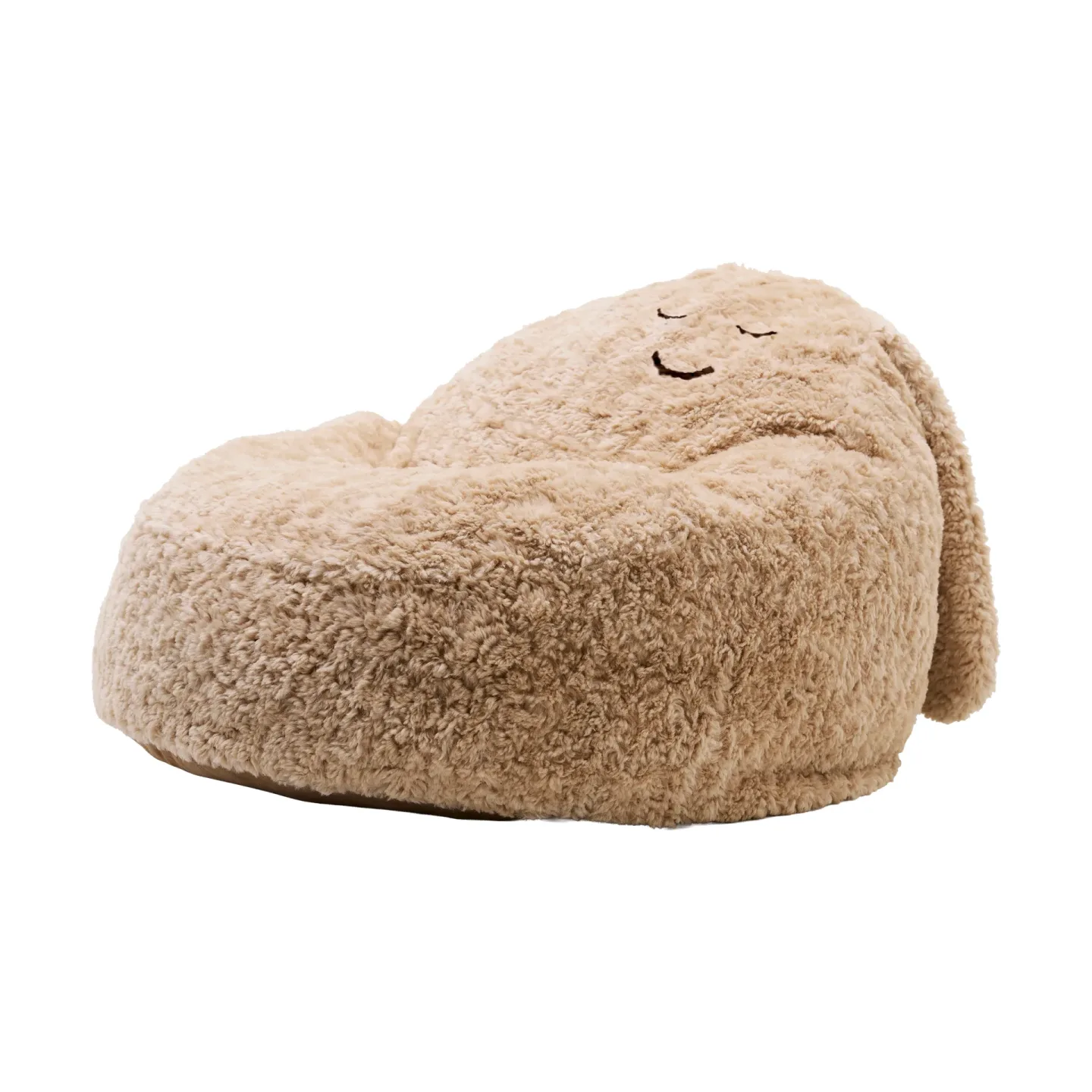Kid's Concept Snuggle sittsäck Beige, Ø80x50 cm