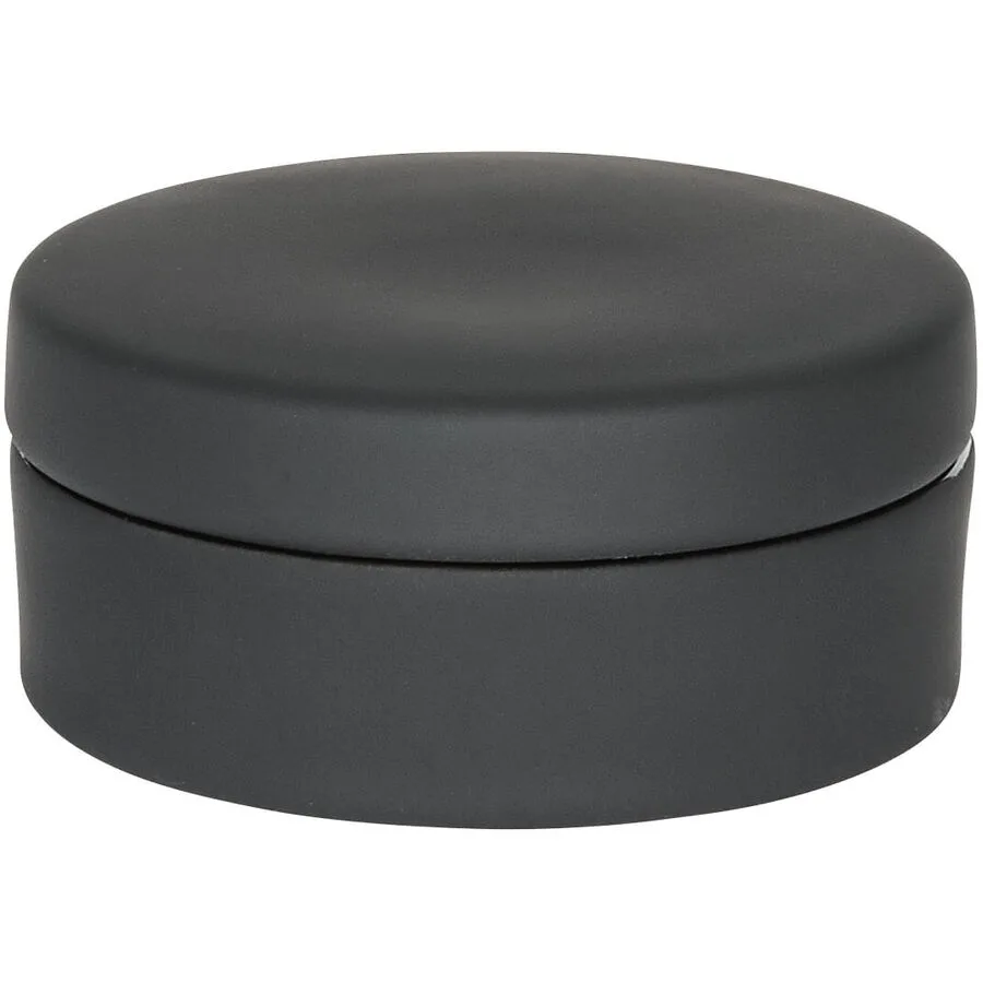 Kosmetikdose Lara schwarz Steingut B 10.7 cm