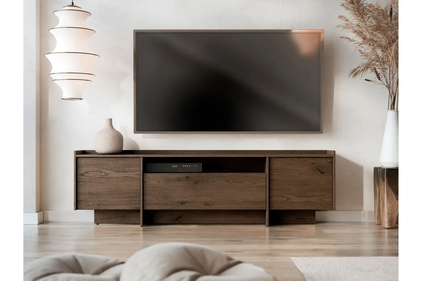 Bellia Tv-skåp 197x38 cm - Grå