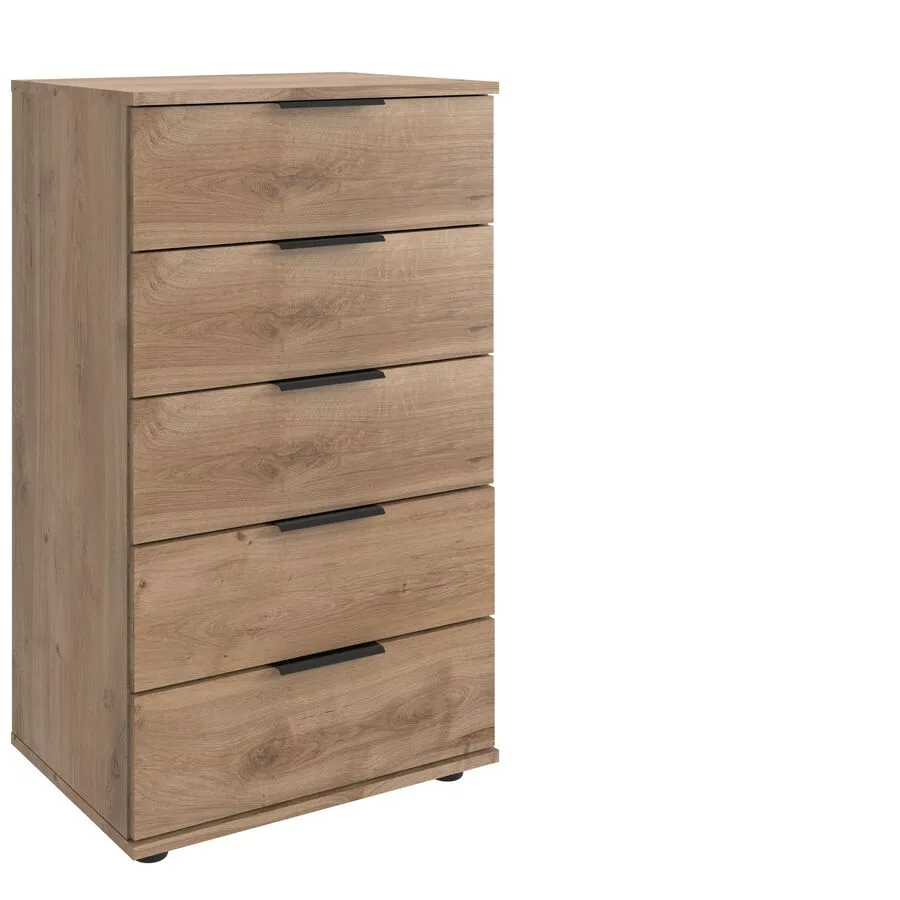 Kommode Metaa Plankeneiche Holzwerkstoff B 49 H 102 cm