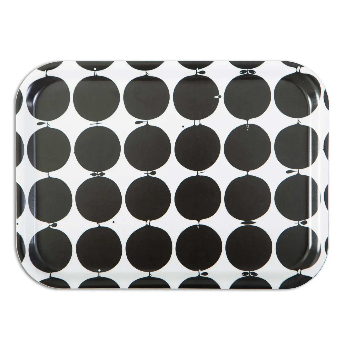 Opto Design Tallyho bricka 27x20 cm Svart-vit