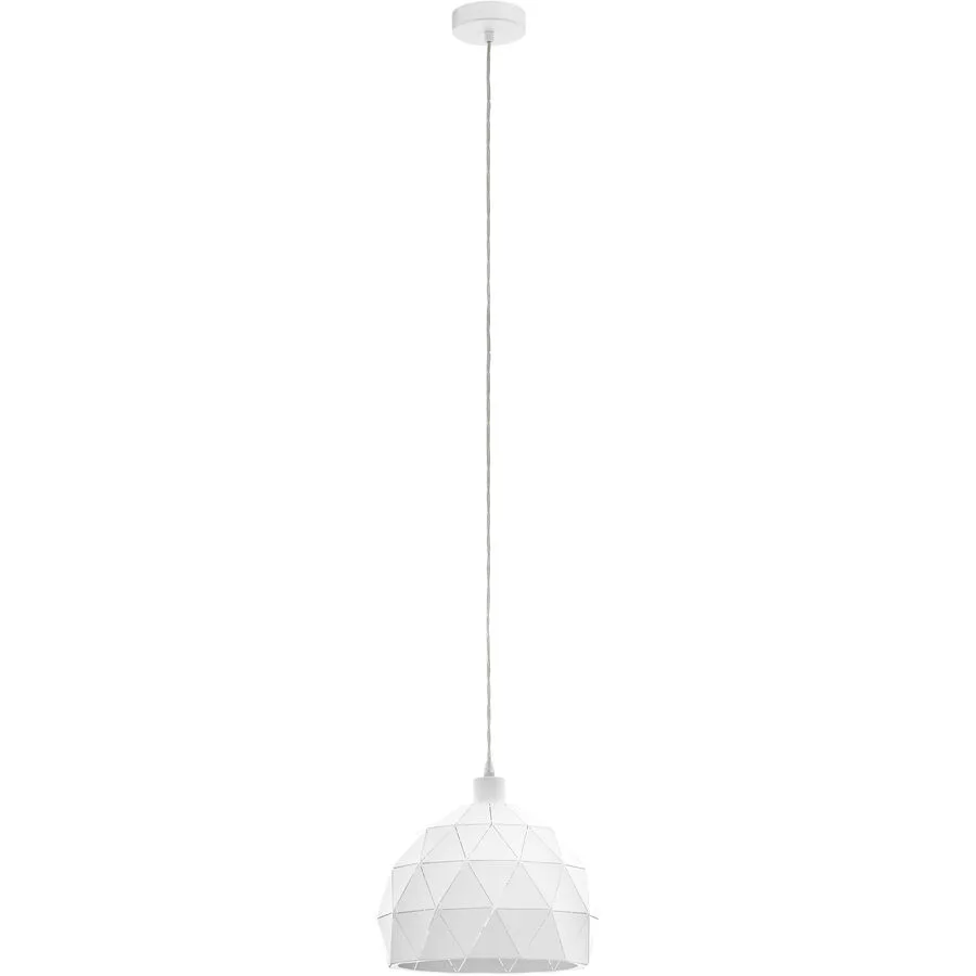 Eglo Pendellampe Roccaforte Weiss Stahl 110 cm