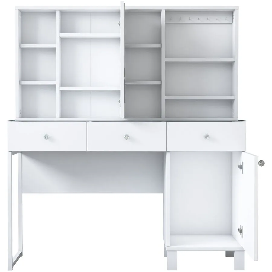 Schminktisch Georis weiss Holzwerkstoff B 120 T 40 cm H 136.8 cm