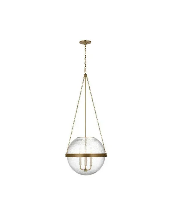 Reese 18" Globe Pendant Brass