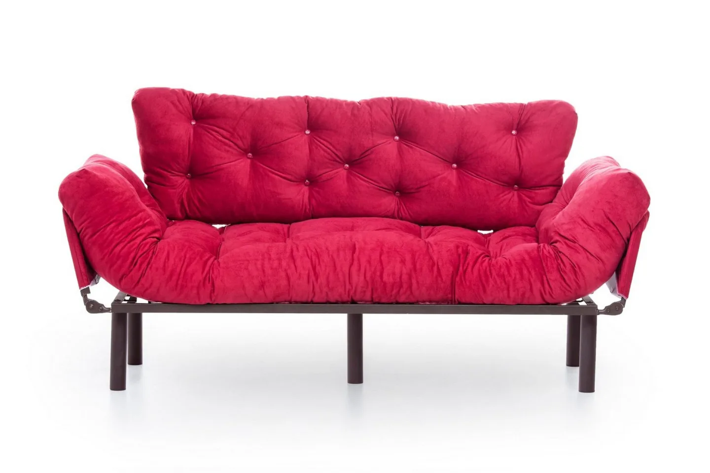 Mezonzo 3-sits Bäddsoffa - Röd