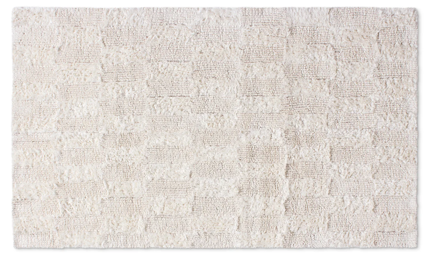 Baderomsmatte - Bevin (off-white) (Størrelse: 50 x 80 cm)