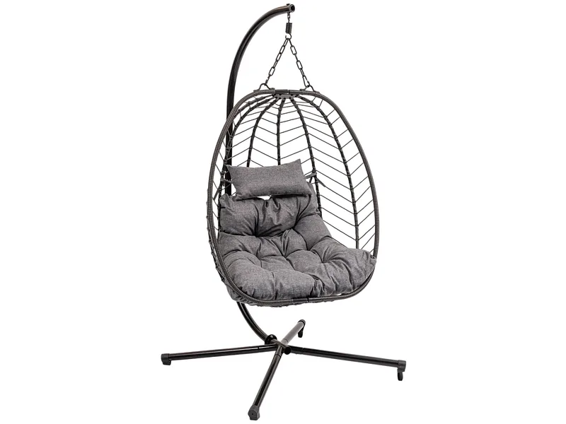 Schaukel FIDJI 102x93x197cm schwarz