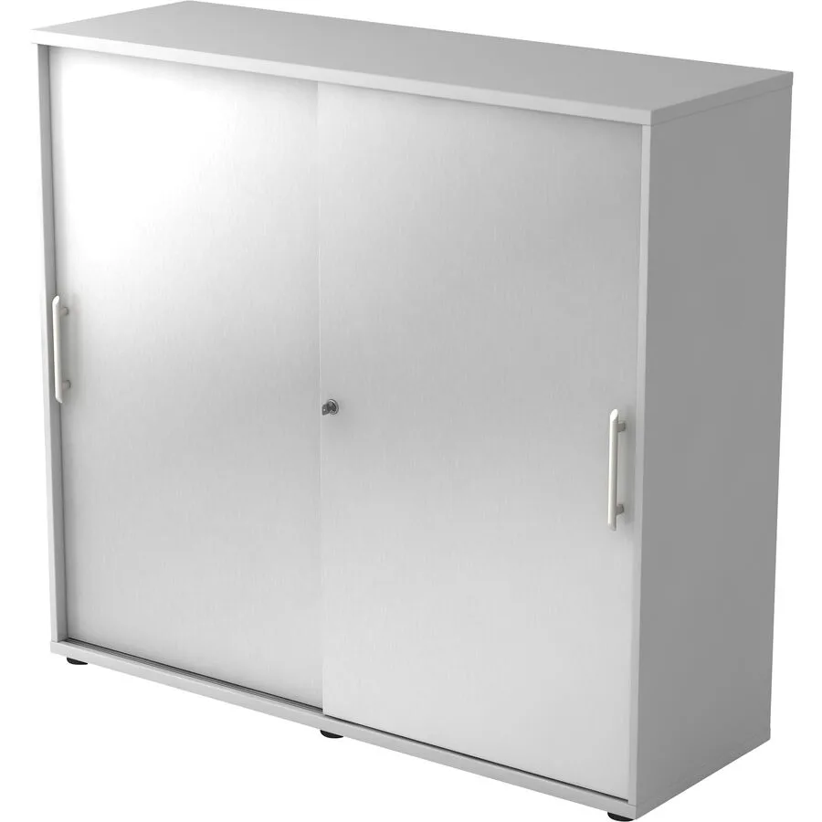 Aktenschrank Office silber Holzwerkstoff B 120 H 110 cm