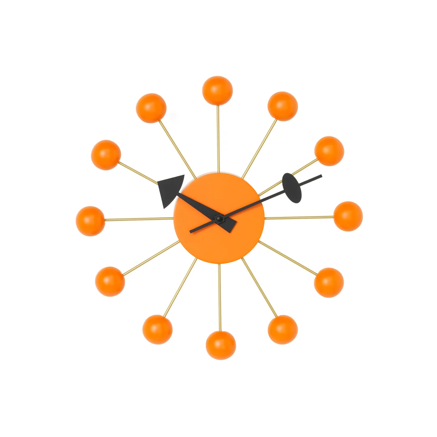 Vitra - Ball Clock väggklocka Orange - Klockor - George Nelson - Orange