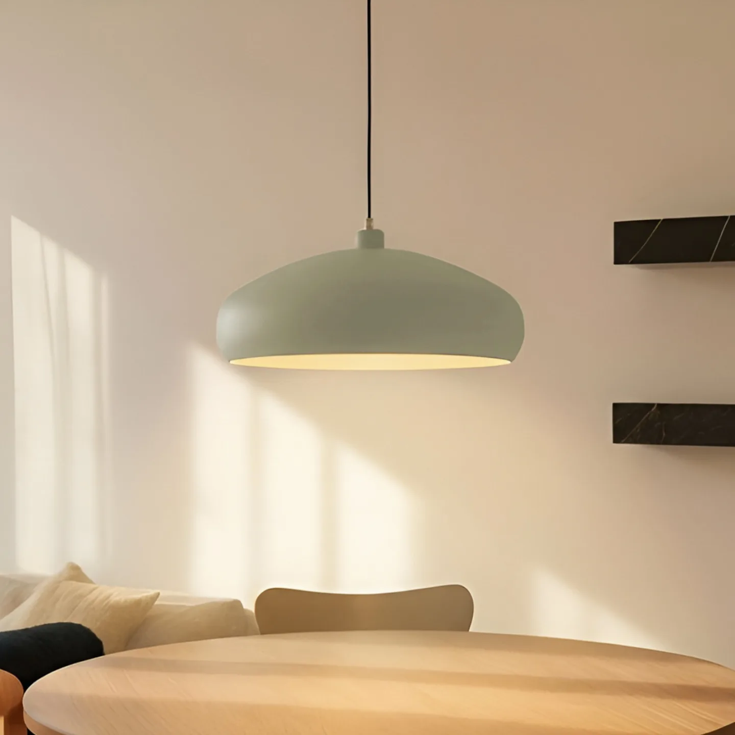 Elover Taklampa Ø45 Ljus Grön - Lindby - Matsal - Modern - Metall - Rund