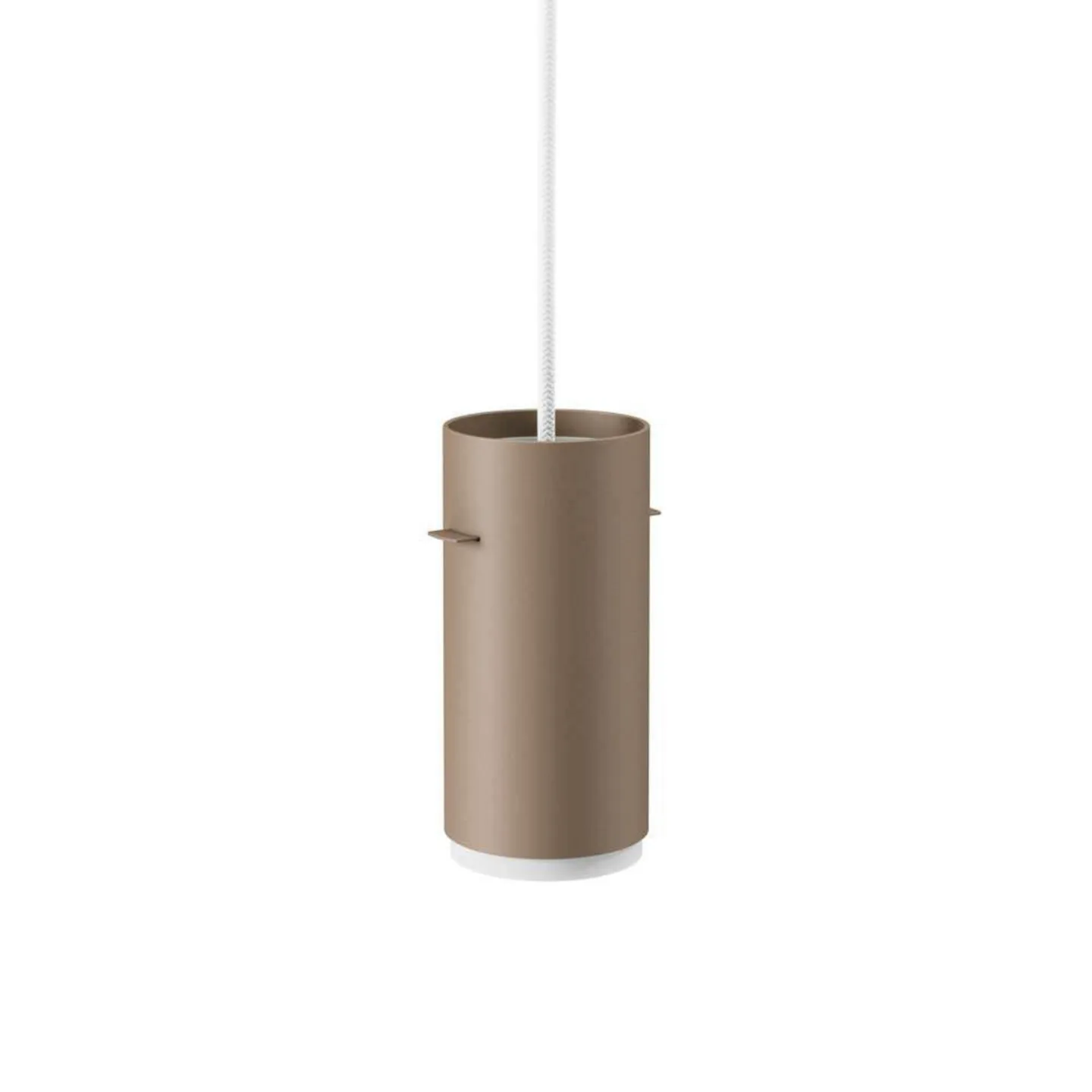 Tube Pendel Small Warm Grey - Moebe - Stue - Aluminium