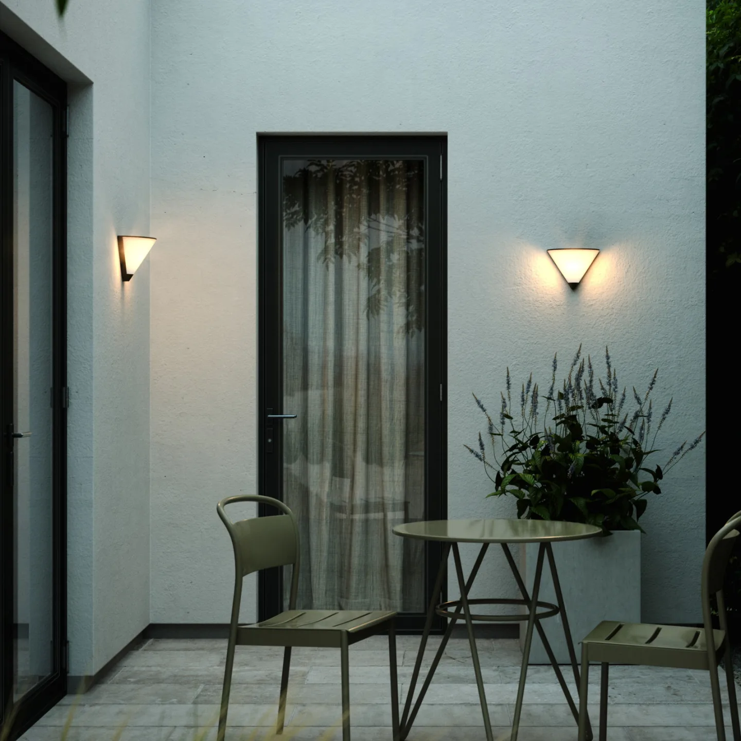 Noorstad Utomhus Vägglampa Black - Nordlux - Plast - Med en ljuskälla