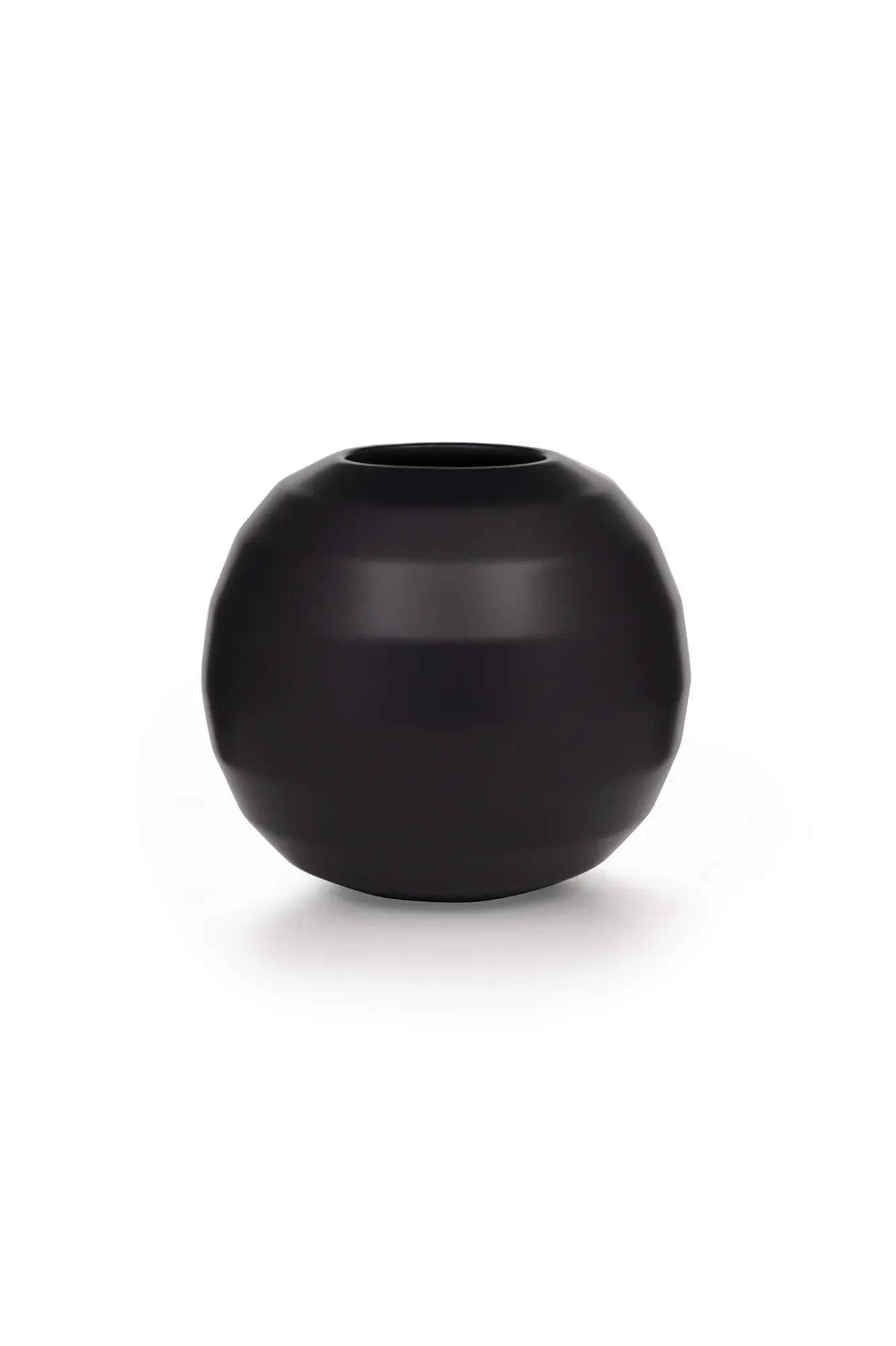 Omfamna Keramikvase Schwarz 14 cm