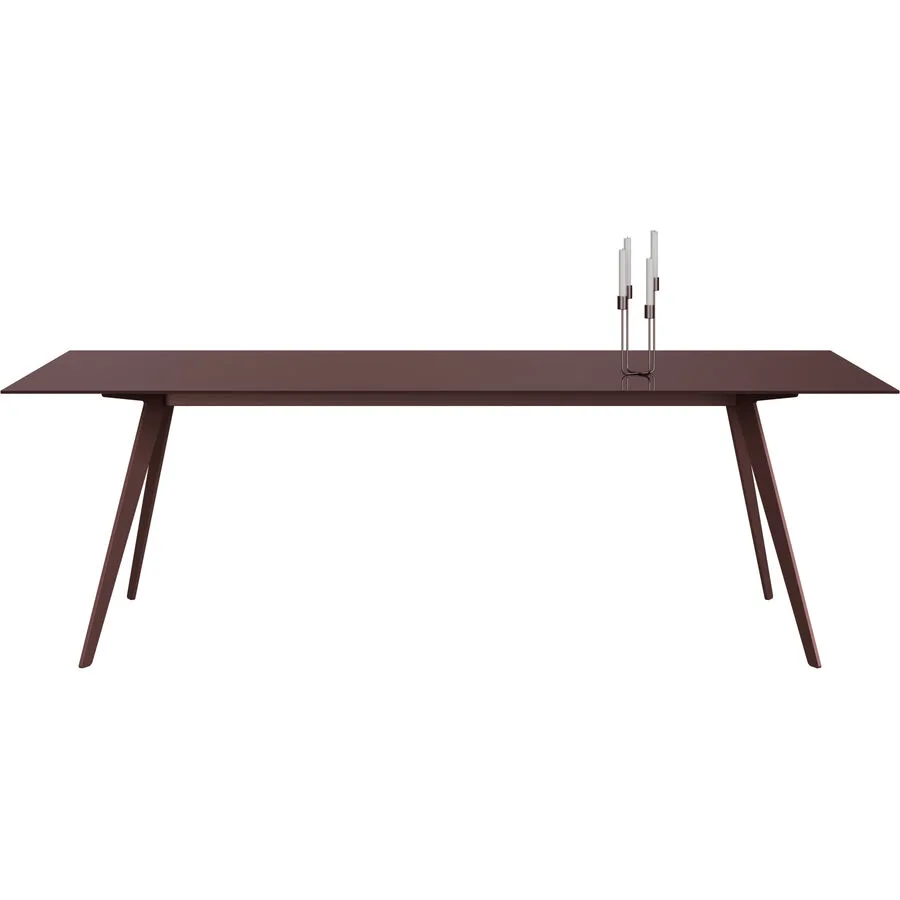 Esstisch Tame bordeaux Glas B 100 T 230 cm