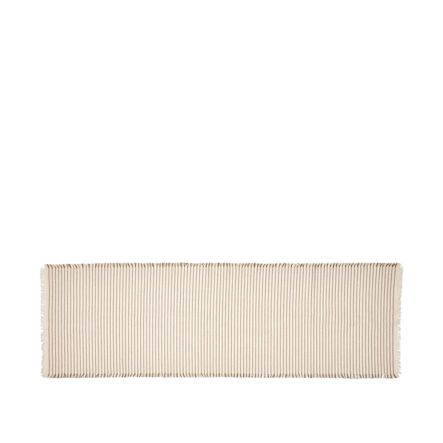 Broste Copenhagen Elouise Läufer 140 cm Knochenweiß-fungi grau