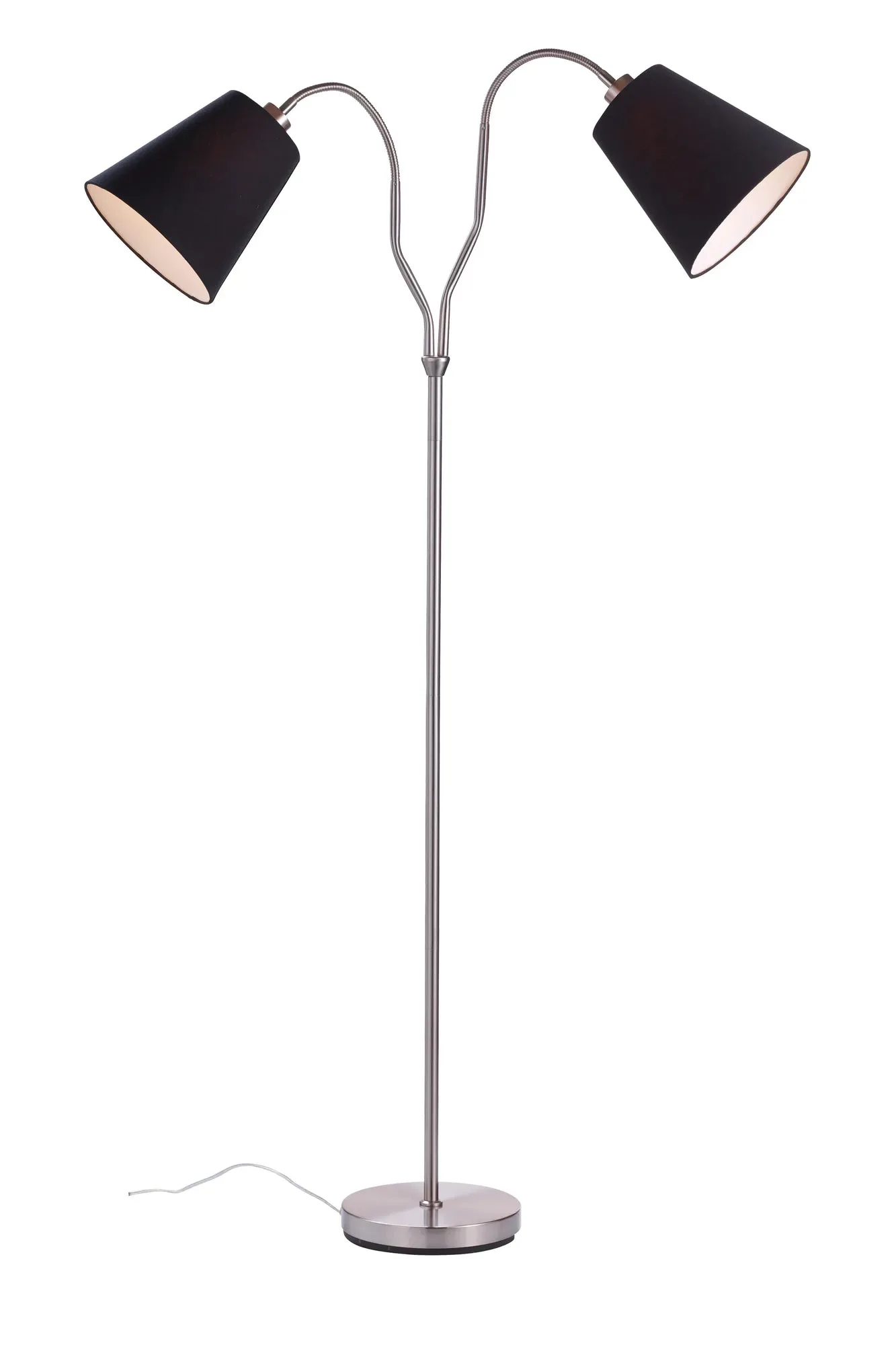 Modena Stehlampe Stahl/Schwarz
