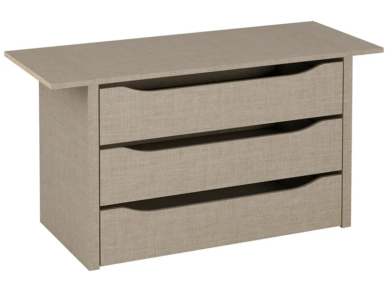 HILLUR Block mit 3 Schubladen MATTERHORN